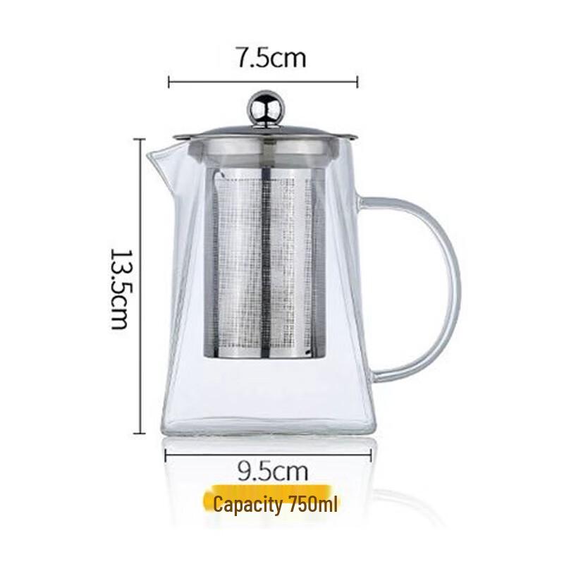 Premium Borosilicate Glass Teapot