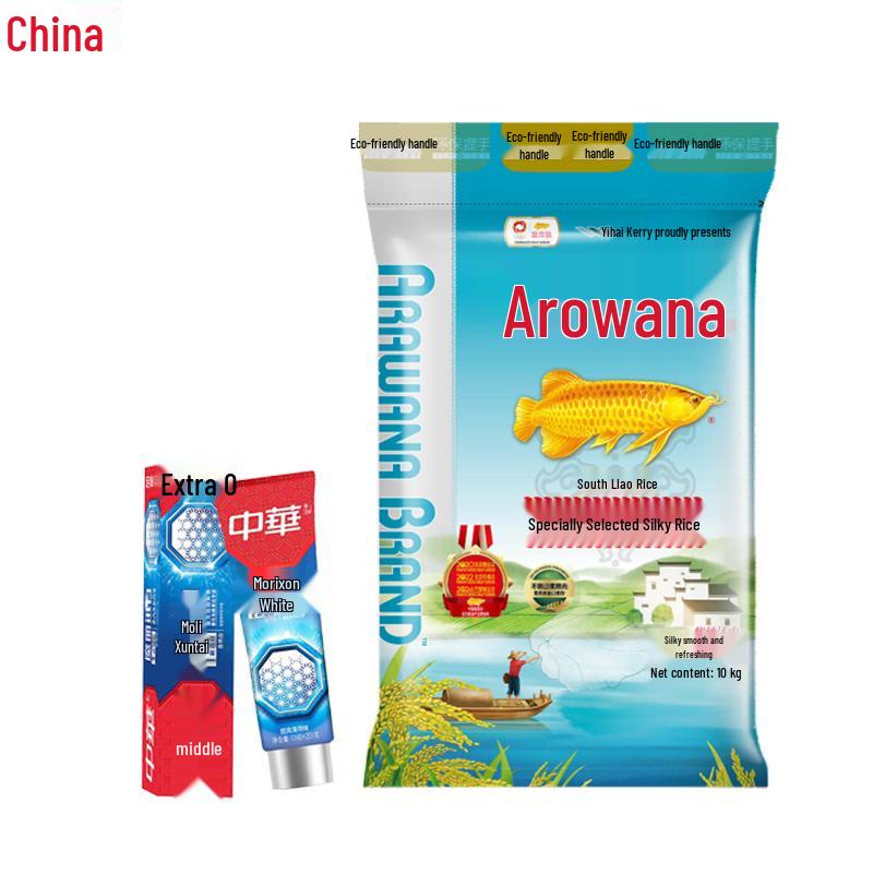 

Zhonghua Magic White Cool Mint Toothpaste (160g) & Arowana Selected Silk Rice (10kg) Bundle