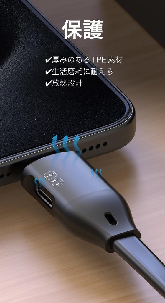 Cable de Audio OTG USB-C a USB-C WHQ [Lanzamiento 2025, Decodificador, Puerto de Expansión USB-C, Transferencia de Datos de Alta Velocidad a 10 Gbps] Carga Rápida PD 60W, HDDSSD,