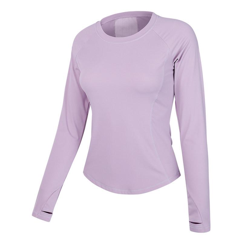 

2026 Spring Women s High-End Quick-Dry Long Sleeve Yoga & Running Top L (105-115 pounds)