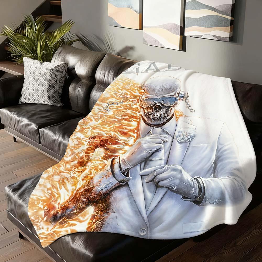 Band M Megadeth S Blanket Soft and Skin Friendly For Couch Bed Napping Bedspread All Seasons Comforter