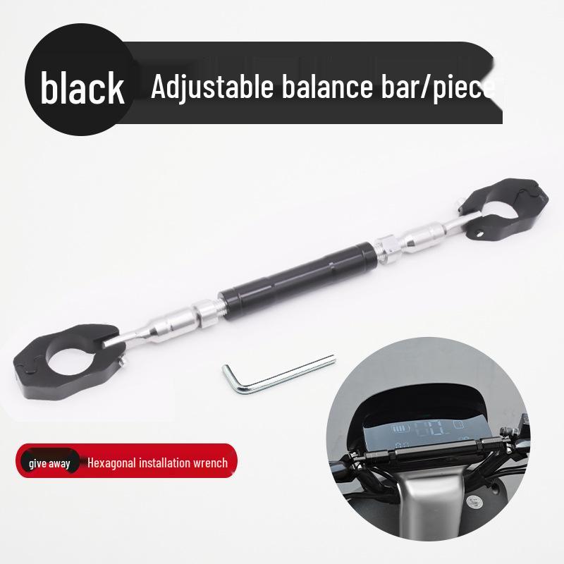 Enhanced Motorcycle Crossbar Balance Handlebar Extension Rod