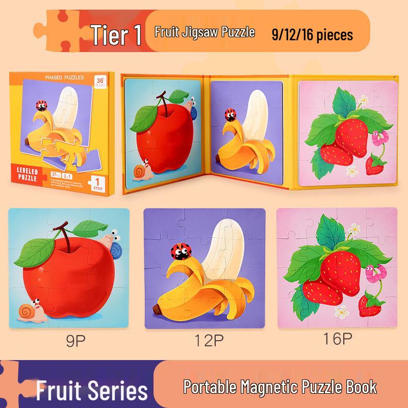 Advanced Magnetic Educational Puzzle for Toddlers - Ages 3 To 6