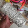 4mm Waterproof Hot Sale Colorful DIY Craft Twine Satin Cord Twisted Cord Natural Macrame Cotton Rope for Bags & Shoes