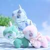 Miniature Cute Unicorn Plush Pendant Keychain In Soft Colors For Children And Celebrations