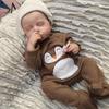19 Inch Bebe Reborn Dolls Silicone Full Body Realistic Sleeping Doll Baby Toys For Girl Children's Day Birthday Gifts