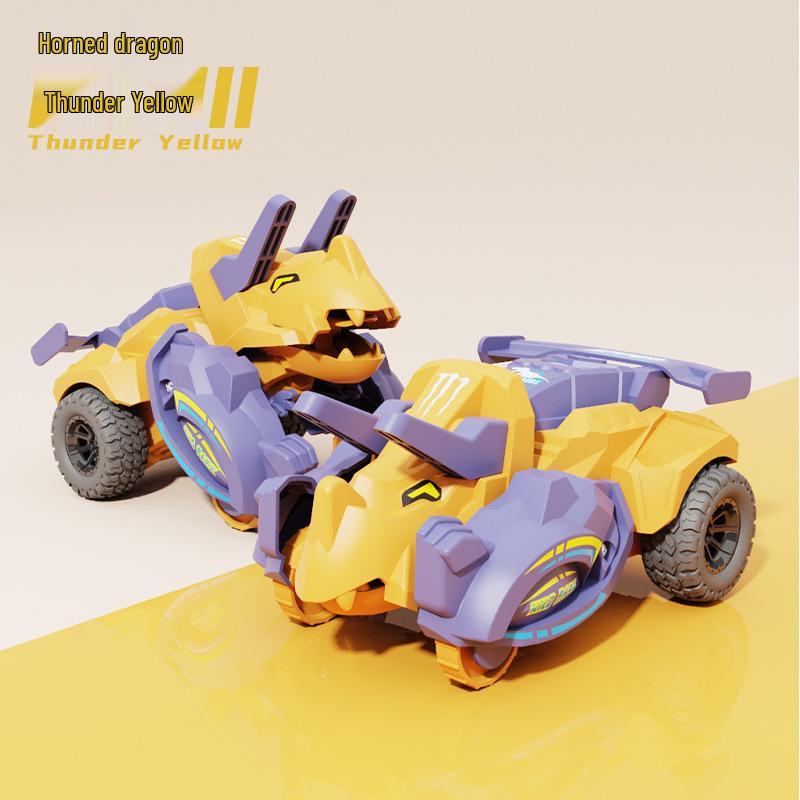 Dinosaur Deformation Toy Car for Kids Ages 3-6 - Popular Small Gift