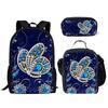Creative 3d Butterfly Laptop Backpack With Pencil Case And Organizer For School