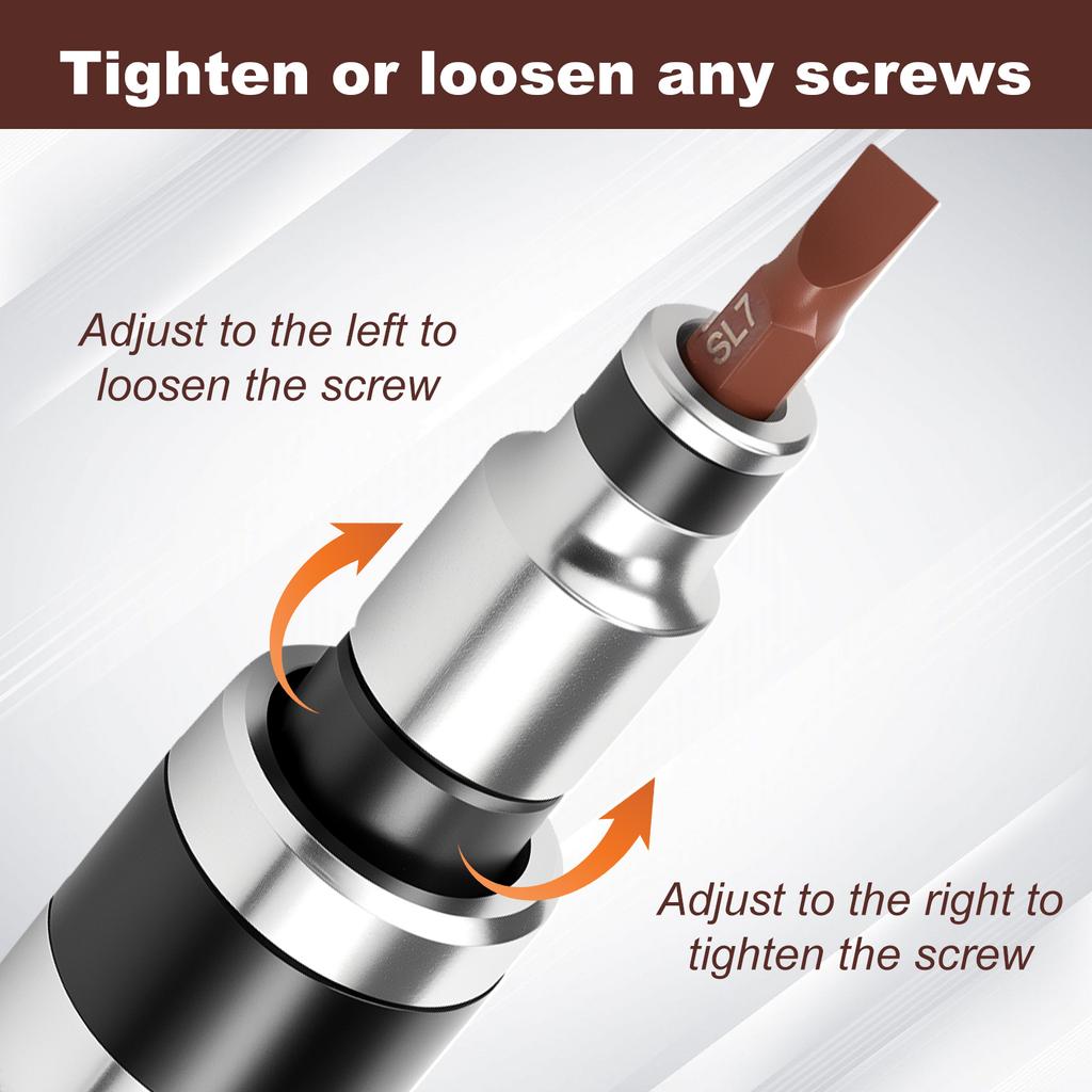 Manual Impact Screwdriver with Bits Portable Reversible Impact Driver Tool , Household Cordless Screwdriver Kit Hand Repair Tool