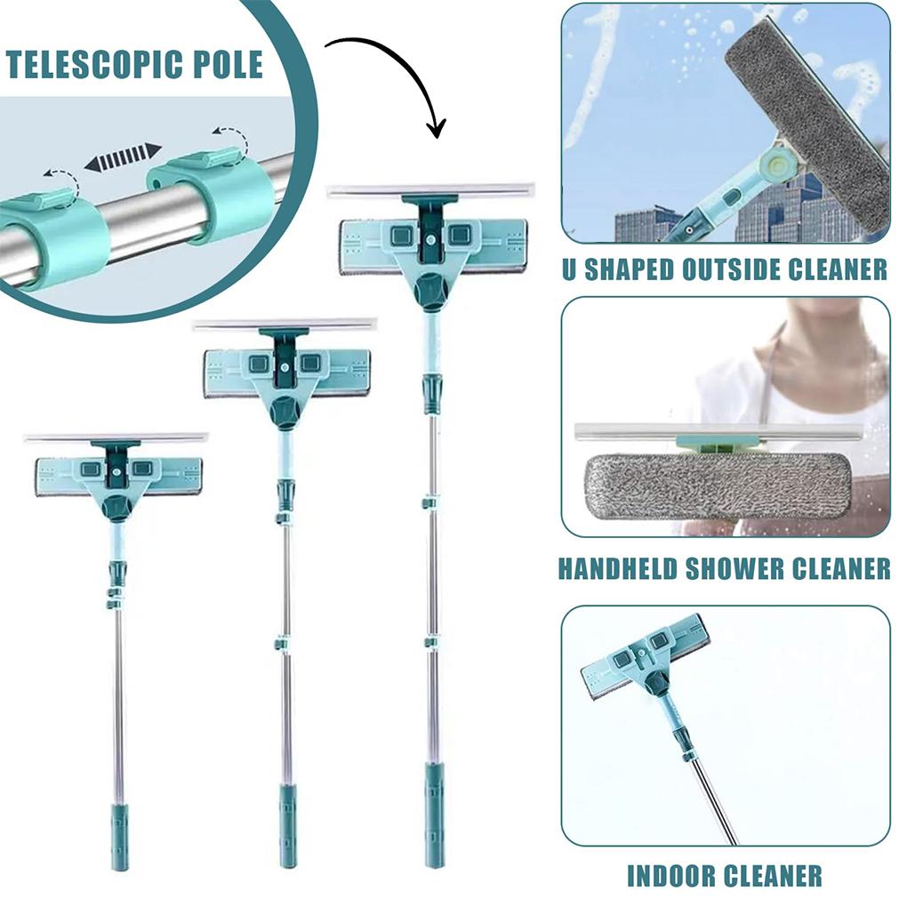 U-Shaped Window Cleaner Double Sided Cleaning Tool For And Doors Double Sided Window Cleaner