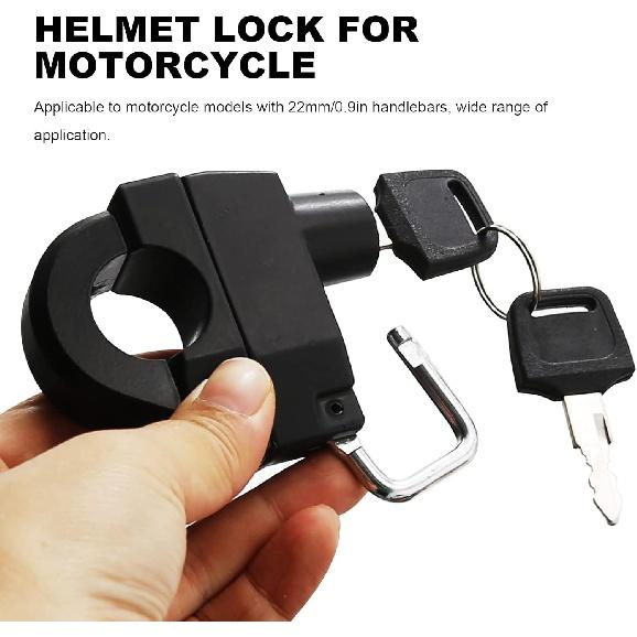 Motorcycle Helmet Lock,Anti-Theft Safety Lock,Tamper-Proof Waterproof Lock,Suitable for Motorcycle Bicycle Scooter Safety Helmet