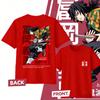 Demon Slayer Tomioka Giyuu Pure Cotton Tshirt for 2026 Summer KidsUnisex sWomen s Fashion Casual Cosplay Short Sleeved Tshirt
