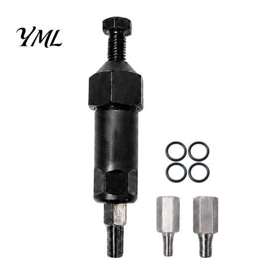 Lubrication Nozzle Clearing Device Grease Fitting Cleaning Tool, Clears Clogged Fittings by Hydraulic Pressure, Heavy Professional Maintenance