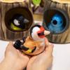 Cute Simulation Bird Tree House Doll Plush Toy Doll Sparrow Nest Doll Home Living Room Ornament
