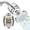 Adjustable 5-Gear Shower Head Filter and Bath Set for Homes