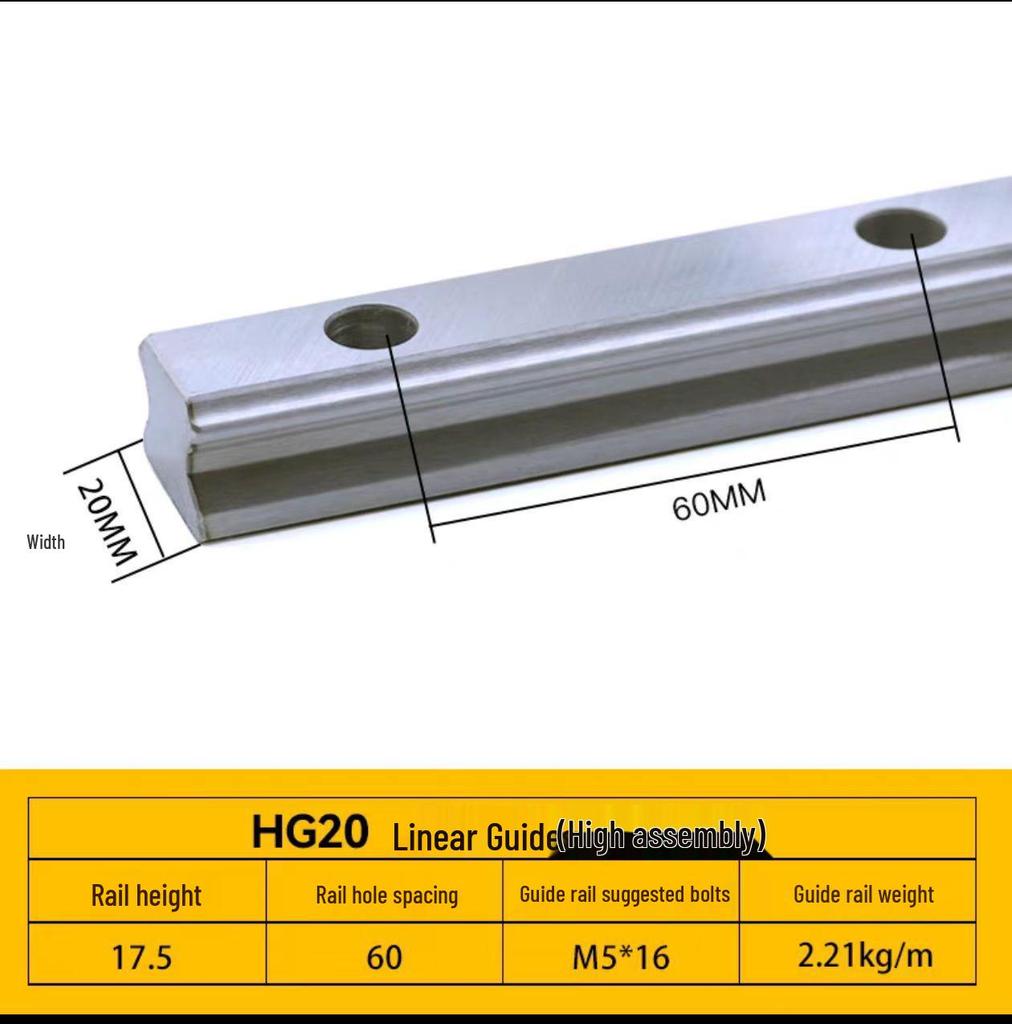 HIWIN Interchangeable Linear Guideway Block for HGH/EGH/CA Series (Sizes 15-30)