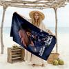 Mbappé Customized Name Beach Towel Super Soft Microfiber Quickdry Fabric Ideal for Travel Outdoor Swim Pool Yoga Surf Camping Hiking Gym Gift Holiday