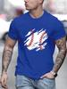 Summer Everyday 3D Print Men's T-shirt Crew Neck Street Fashion Men's T-shirt Outdoor Sports Breathable Short-sleeved Top