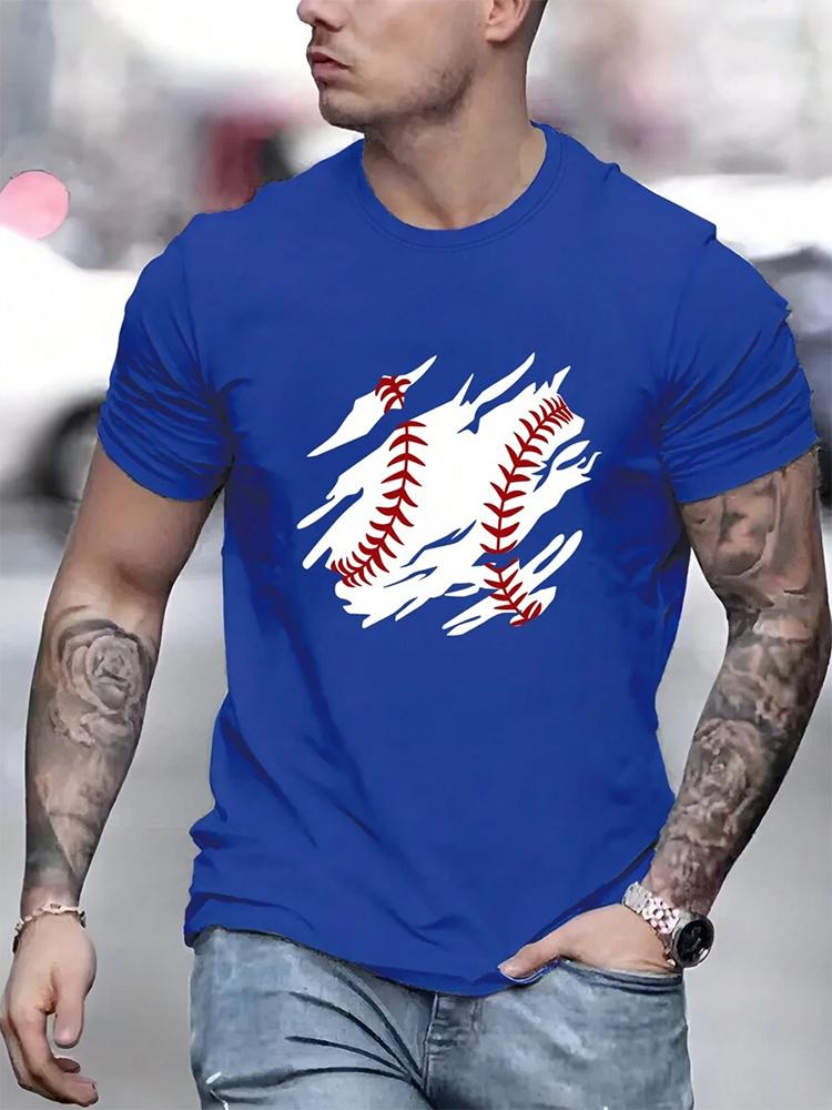 

Летняя повседневная мужская футболка с 3D-принтом, круглый вырез, уличная мода, мужская футболка для спорта на открытом воздухе, дышащий топ с короткими рукавами 6XL