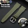 Nylonové plátenné remienok na hodinky pre IWC Pilot 20 mm 21 mm 22 mm pre vojenské plátenné remienky Univerzálny náhradný športový náramok
