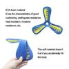 EVA Throw Catch Toy 3 Blade Flying Toy for Kids Outdoor ParentChild Interactive Game(Blue )