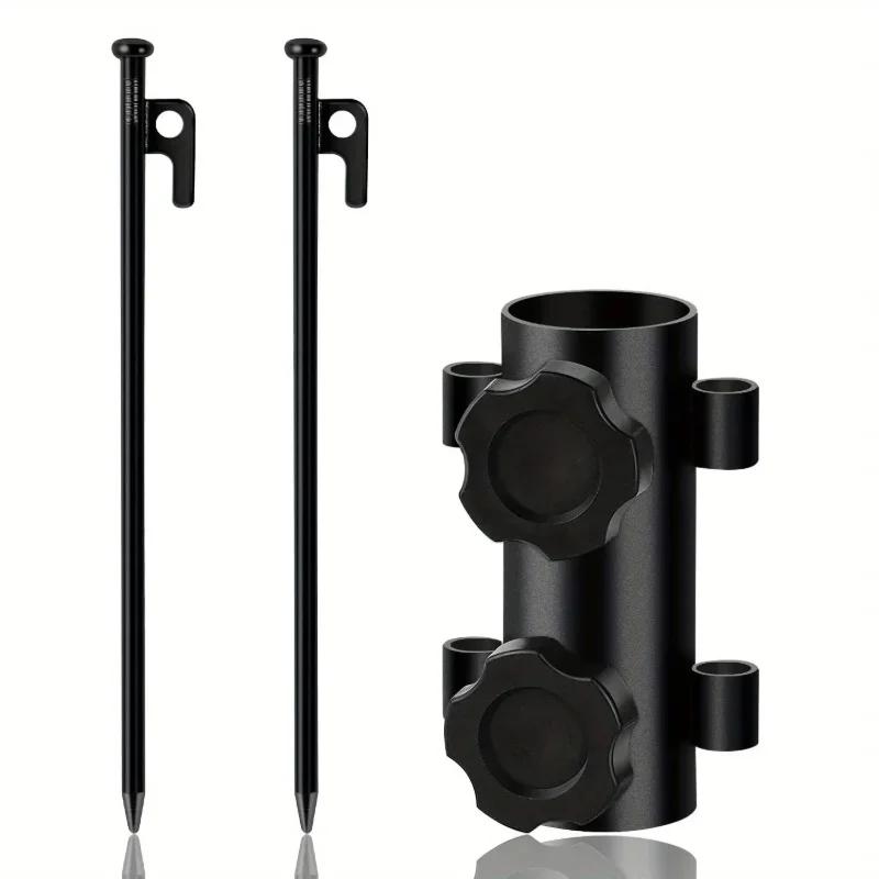 2026 Latest Models Outdoor Camping Adjustable Canopy Pole Holder Large Diameter Bracket Camping Tent Canopy Accessories Strut