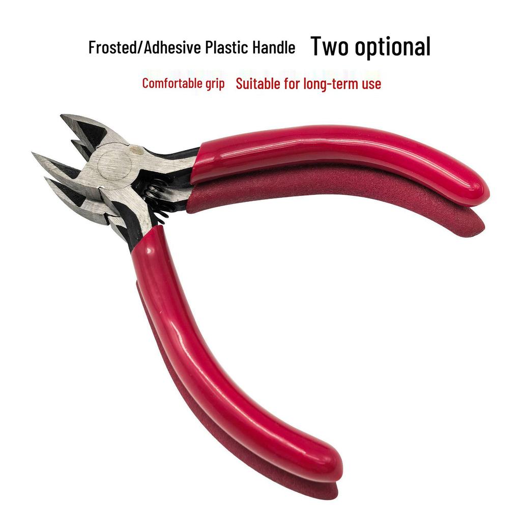 Precision Angled Industrial Wire Cutters: High-Hardness Manual Pliers for DIY & Electronic Components