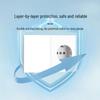 European Standard Multi-position Wall Socket with Flame Retardant Protection and Simple Design 