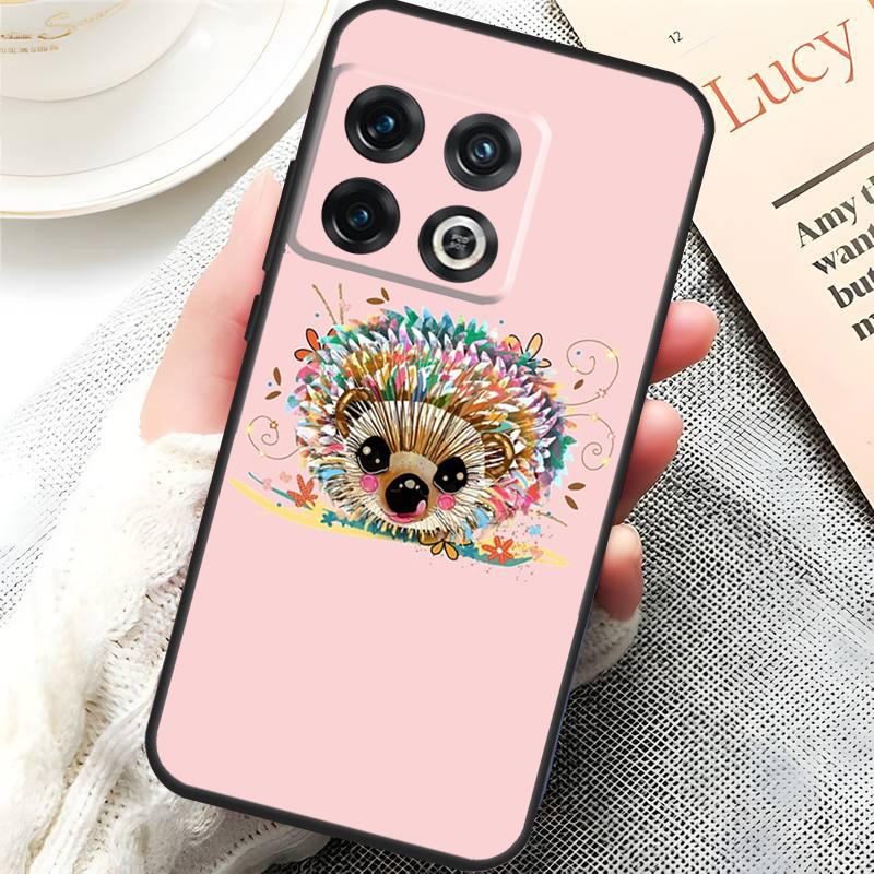 Cute Hedgehog Cover For OnePlus 15 13 13R 13T 12 12R 10T 11 10 Pro OnePlus Nord 5 CE 4 3 Lite N20 N30 Case