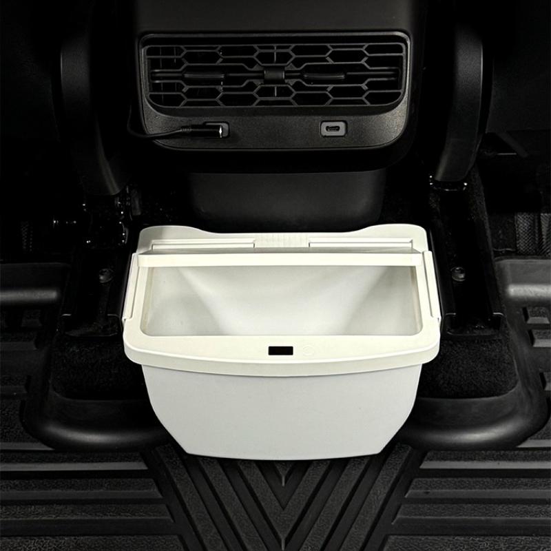 Suitable for Tesla Model Y Intelligent Induction Car Trash Can Rechargeable ABS Storage Box for Vehicle Interior Organization