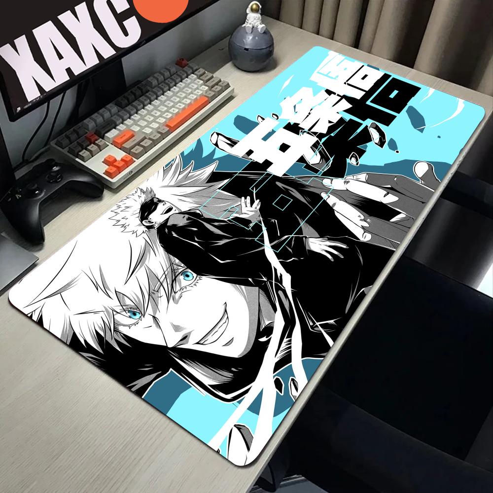 Jujutsu Kaisen XXL Muismat Anime Gojo Satoru Grote Gaming Muismat Gamer Bedrijf Toetsenbord Muismatten Tapijt Computer Bureau Mat