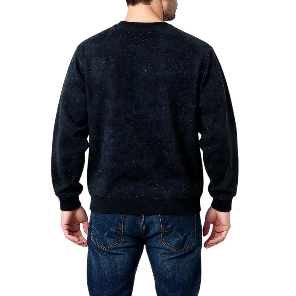 Men's Trend Loose Round Neck Hoodie Long Sleeves Leisure