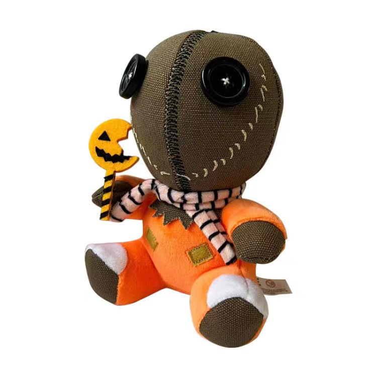 Trick 'r Treat Sam Plush Toy: Halloween Pumpkin Man Doll