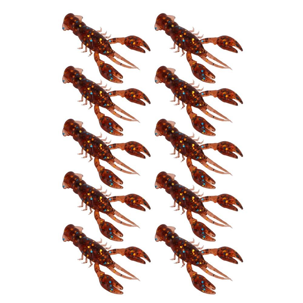 20PCS 5.5cm Fishing Lure Soft Artificial Lure Durable Crawdad Bait  Bass Fishing
