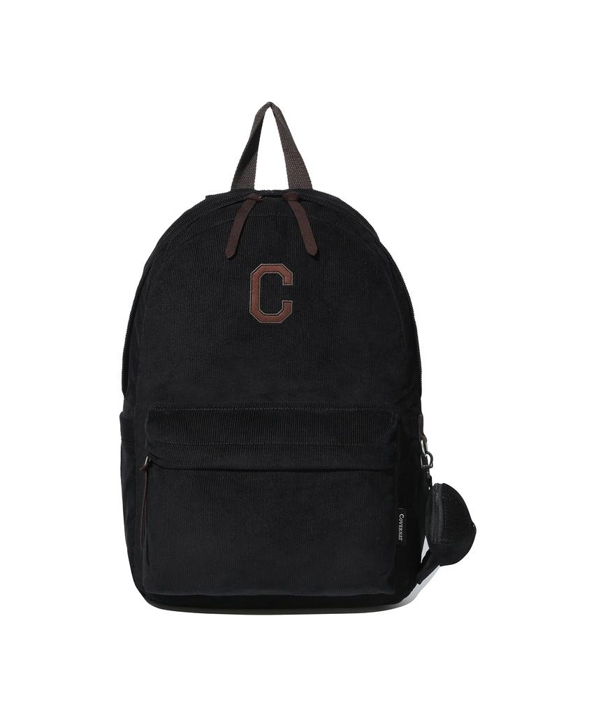 COVERNAT C-Logo Corduroy Backpack Black