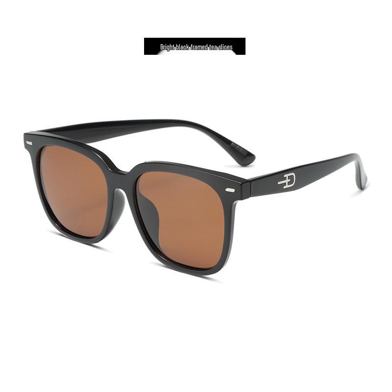 Chic Oversized Polarized Sunglasses - Unisex Fashion with Face-Slimming Effect
