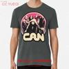 Rare Can Krautrock Band Made In Usa T Shirt S 3xl Vintage Stretched Designer Clothes Homme Graphic Streetwear Slightly
