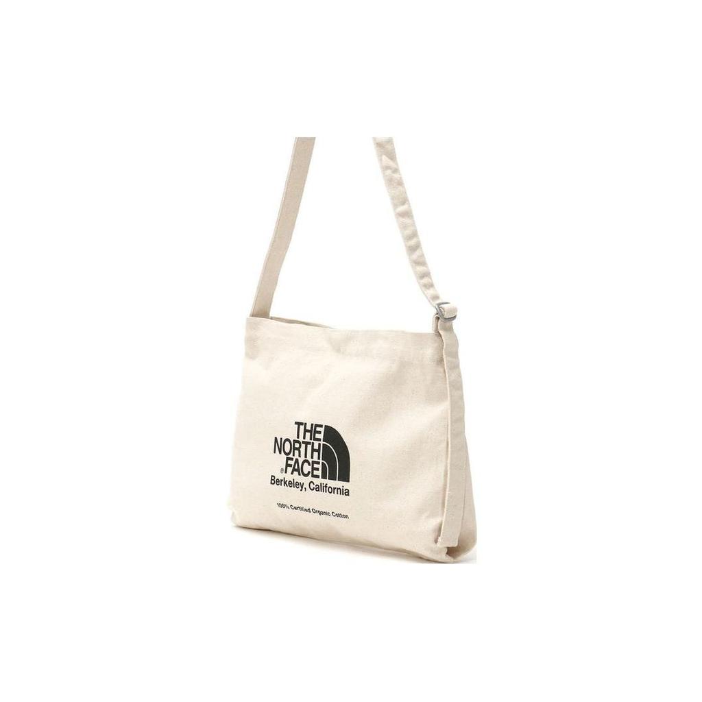 The North Face 10L Classic Logo Eco-Friendly Crossbody Bag Outdoor Bag Unisex bags Natural-Cotton Black NM82041-K