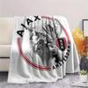 Amsterdamsche Football Club Ajax Flannel Blanket, High quality Comfortable for All Seasons, Home Decor, Warmth and Comfort