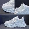 New Women Breathable Air Mesh Sneakers Spring Autumn Thick-soled Casual Sport Running Shoes Girl Student  Athletic Shoes