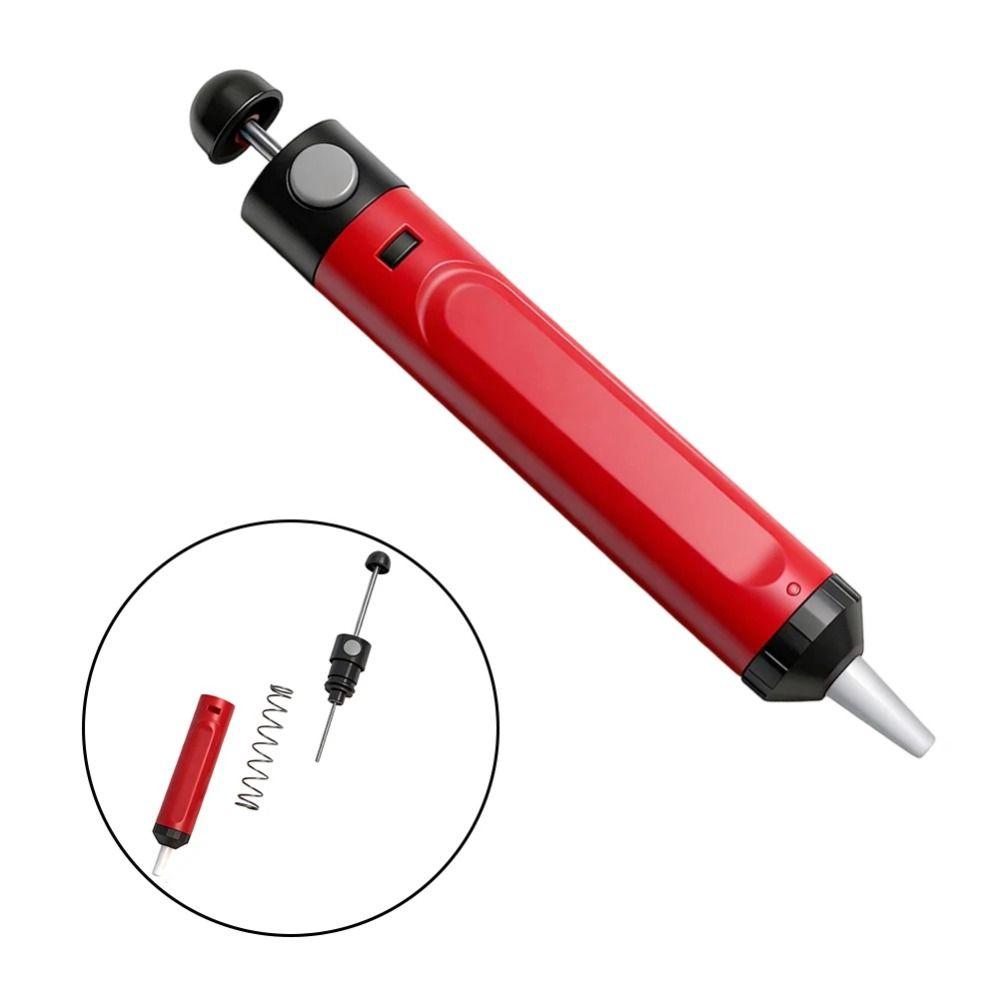Ergonomic Grip Solder Sucker Pen Plastic Shell Hand Welding Tools Tin Debris Removal