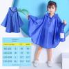 Children's Cloak Plus Size Raincoat Can Be Backpack Boy Girl Baby Fashion Cute Student Children Playing with Water Poncho
