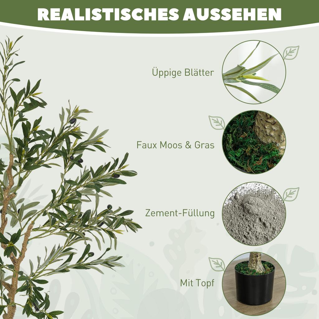 Silk Leaf Artificial Olive Trees