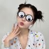 Halloween Trick Funny Glasses for Kids Men Women Novelty Googly Eyes Glasses Party Costume Accessories for Masquerades Parties