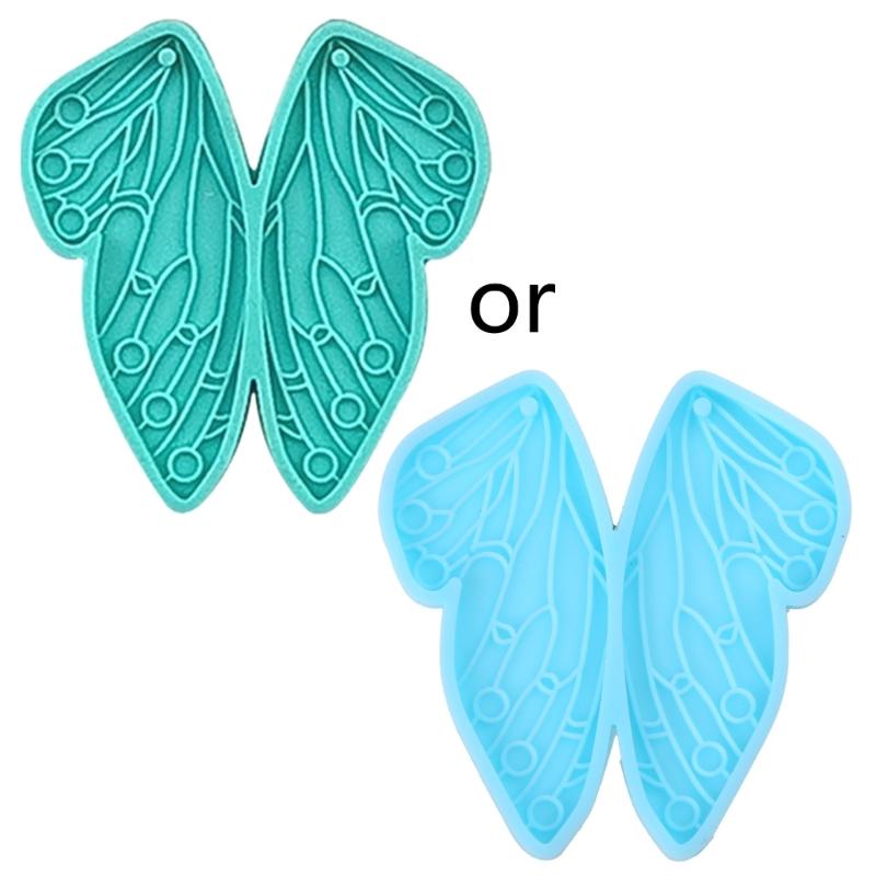 

1 Pair Earrings Silicone Mold Epoxy Mold DIY Earring Hanging Pendant Mold Keychain Jewelry Backpack Decors for Girl Lady 1 зелений