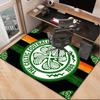 Celtic Football Club Crest Office Rug Chair Mat, Game Carpet, Suitable for Front Door, Bedroom, Living Room, Desk, Holiday Gift