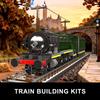 Mould King 12044 Classic Steam Locomotive Model Blocks, 1766 Pieces, Static Display Model Train, Building Toy for Teens & Adults, Perfect for