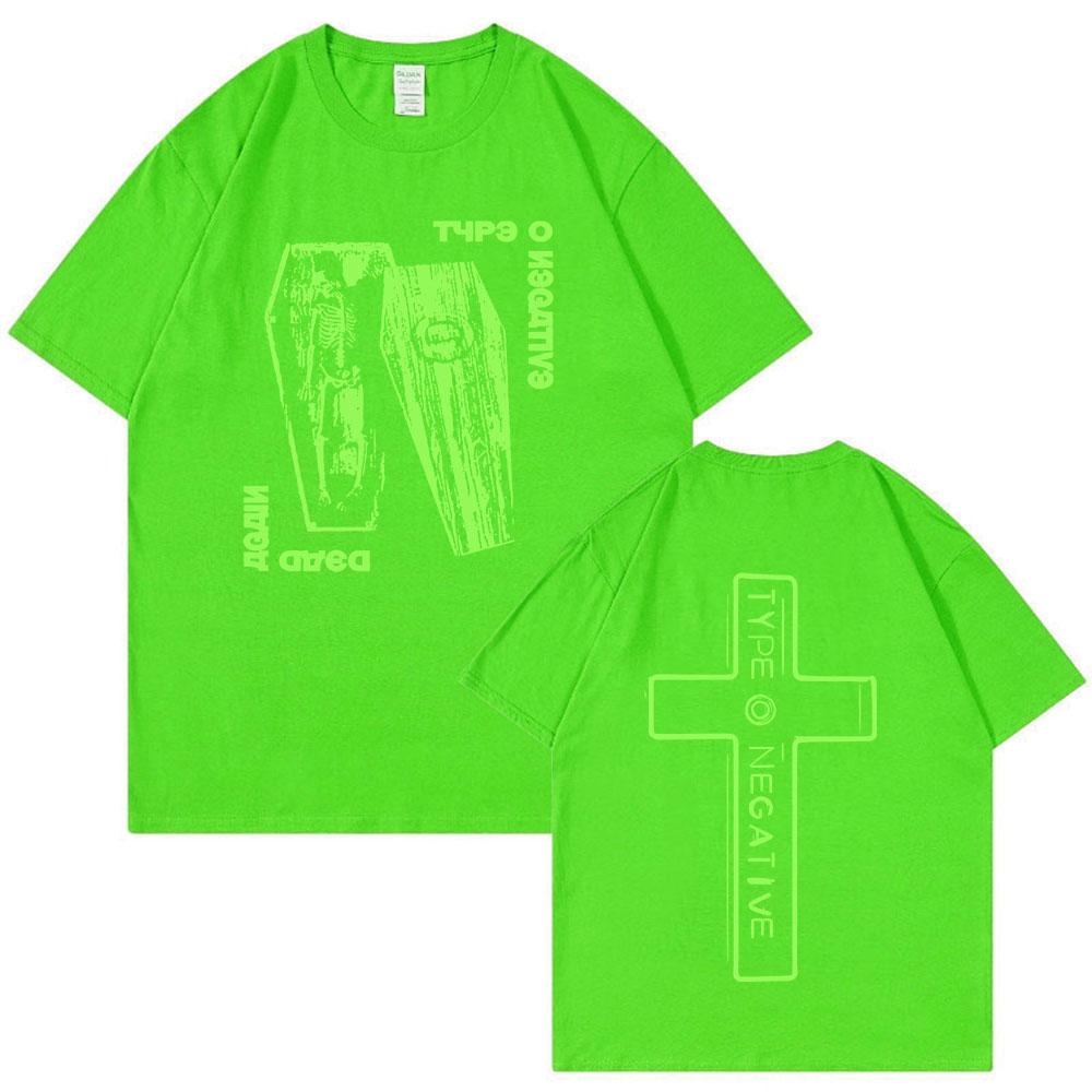 

Футболка Type O Negative Dead Again Мужская Женская Готическая Рок-группа Винтажная Футболка с коротким рукавом 100% Хлопок Повседневные футболки Уличная одежда 4XL