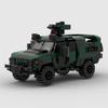 Collection Series International MXT-MV Armored Car Husky Building Blocks Assembly Bricks Army Combat Vehicles Model Display Toy