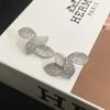 "Korean Micro-Diamond Leaf Earrings: Luxurious, Trendy, Niche Design (2023)"